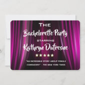 Fun Movie Parody Junggeselinnen-Abschied Einladung (Vorderseite)