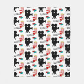 Fun Movie-Rollen Popcorn-Muster-Decke Fleecedecke (Vorderseite)