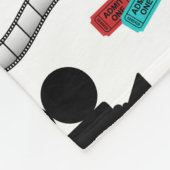 Fun Movie-Rollen Popcorn-Muster-Decke Fleecedecke (Ecke)