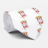 Fun Movie Theater Popcorn in Red White Ecket Krawatte (Gerollt)