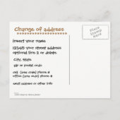 Fun Moving Change New Address Ankündigung (Rückseite)