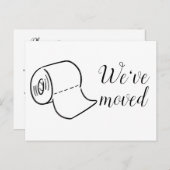 Fun Moving Zuhause - Neue Adresse Postkarte (Vorne/Hinten)