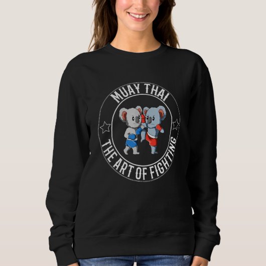 Fun Muay Thai Koala Thai Boxing Sweatshirt (Vorderseite)
