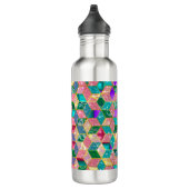Fun Multi-Mixed Diamond-Shaped Hexagon 2 Edelstahlflasche (Rechts)