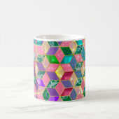 Fun Multi-Mixed Diamond-Shaped Hexagon 2 Kaffeetasse (Mittel)