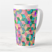 Fun Multi-Mixed Diamond-Shaped Hexagon 2 Milchtasse (Rechte Ecke)