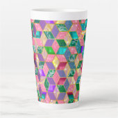 Fun Multi-Mixed Diamond-Shaped Hexagon 2 Milchtasse (Vorderseite)
