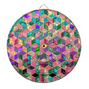 Fun Multi-Mixed Diamond-Shaped Hexagon Dartscheibe