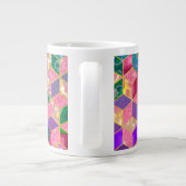 Fun Multi-Mixed Diamond-Shaped Hexagon Jumbo-Tasse (Rückseite)