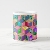 Fun Multi-Mixed Diamond-Shaped Hexagon Jumbo-Tasse (Vorderseite)