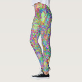 Fun Multicolor Paint Spritzers Leggings (Links)
