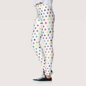 Fun Multicolor Polka Dot Pattern Leggings (Links)