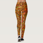 Fun Multicolored Christmas Tinsel Leggings (Rückseite)
