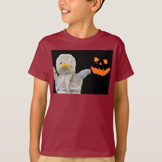 Fun Mummy Design für Halloween-T - Shirt (Vorderseite)