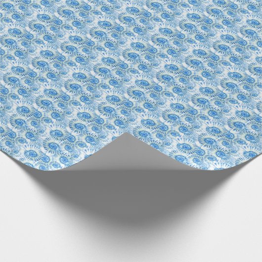 Fun Muschel Muster Geschenkpapier (Ecke)