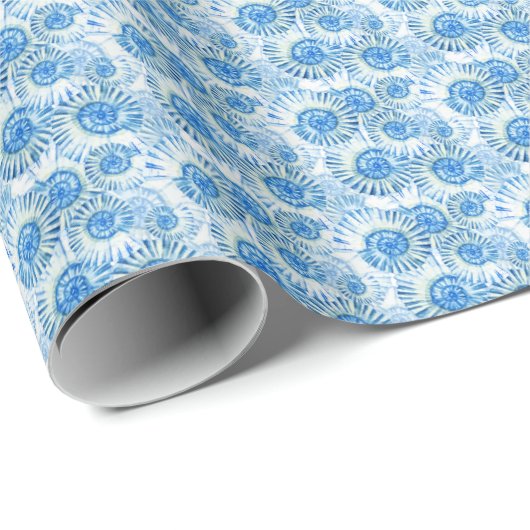 Fun Muschel Muster Geschenkpapier (Rolleneckpunkt)