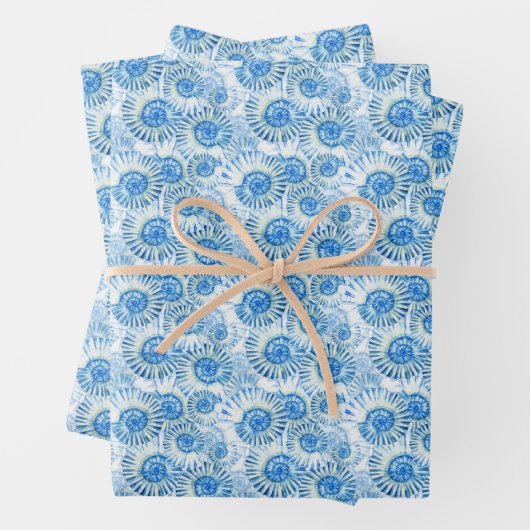 Fun Muschel Muster Geschenkpapier Set (Beispiel)