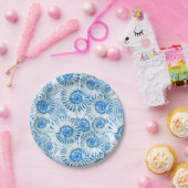 Fun Muschel Muster Pappteller (Party)