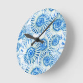 Fun Muschel Muster Runde Wanduhr (Winkel)