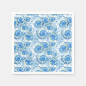 Fun Muschel Muster Serviette (Vorderseite)