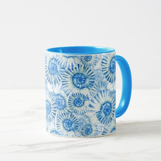 Fun-Muschel-Muster Tasse (VorderseiteRechts)