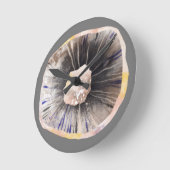 Fun Mushroom Runde Wanduhr (Winkel)