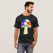 FUN MUSHROOM TEE NATURE COLORFUL MUSHROOM RAINBOW (Vorne ganz)