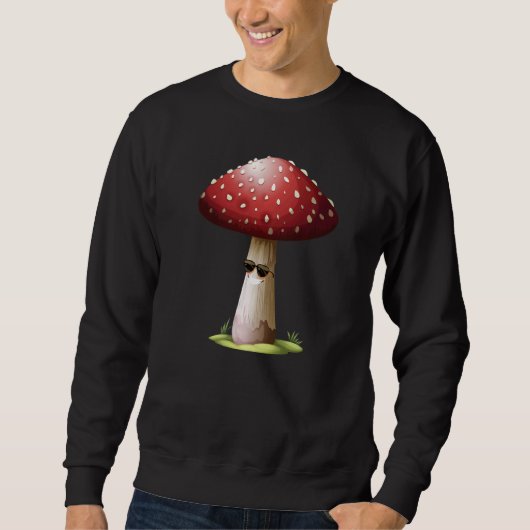 Fun Mushrooms Foraging Mycology Fungi Cool Mushroo Sweatshirt (Vorderseite)