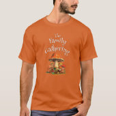 Fun Mushrooms Personalizable Family Wiedersehen Re T-Shirt (Vorderseite)