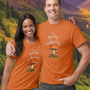 Fun Mushrooms Personalizable Family Wiedersehen Re T-Shirt