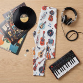 Fun Music Lover - Colorful Musical Instruments Leggings