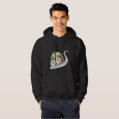 FUN MUSIC ROSE PIANO MUSIC NOTES & FLOWERS CLUSTER HOODIE (Vorne ganz)