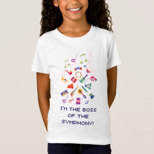 Fun Musical Instruments Kids T-Shirt (Vorderseite)