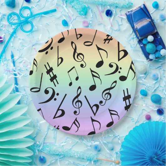 Fun Musical Notes Rainbow Party Teller (Party)