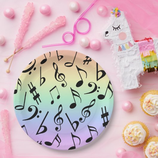 Fun Musical Notes Rainbow Party Teller (Party)