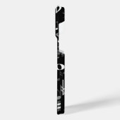 Fun Musical Notes Random Pattern iPhone Hülle (Linke Seite)