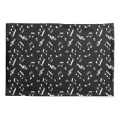 Fun Musiknotens Muster Kissenbezug (Rückseite)