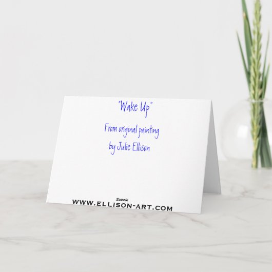 Fun Mütter Day Cat Card Karte (Rückseite)