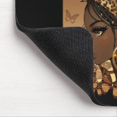 Fun Mütter Day Mama Mama Afroamerikaner Mousepad (Ecke)