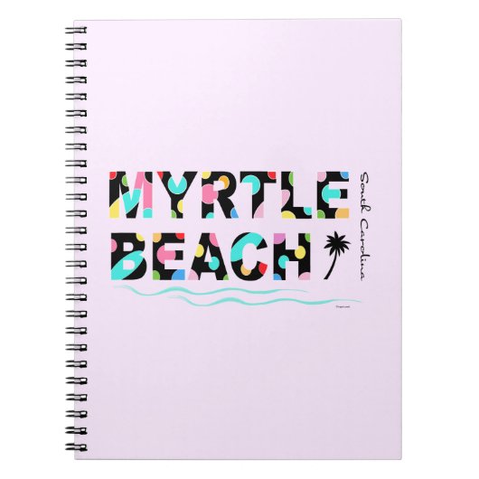 Fun Myrtle Beach, SC Graphic Cool Notizblock (Vorderseite)