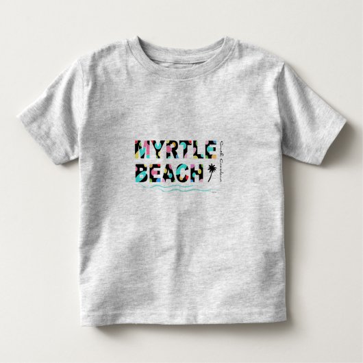 Fun Myrtle Beach, SC Summer Graphic Niedlich Kleinkind T-shirt (Vorderseite)