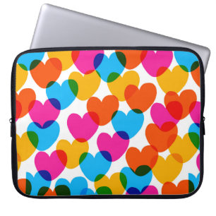 Fun nahtlose Vintage Liebe Hintergrund in pret Laptopschutzhülle