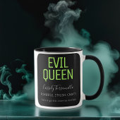 Fun Name Evil Queen Halloween Tasse