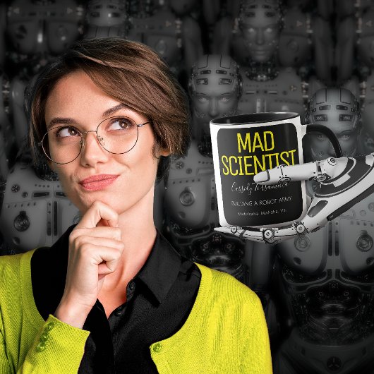 Fun Name Mad Scientist Tasse
