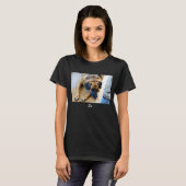 Fun Name Template Hund Foto T-Shirt (Vorne ganz)