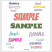 Fun Name Variety Pack Inspirivity Personalisiert Aufkleber (Blatt)