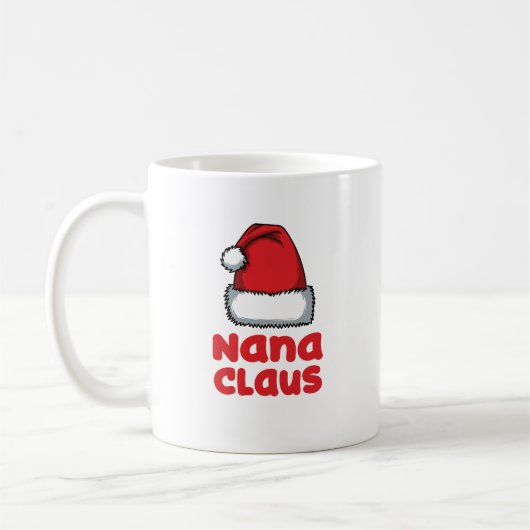 Fun Nana Gift - Nana Claus Kaffeetasse (Links)