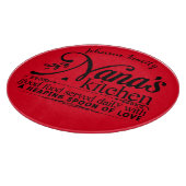 Fun Nana's Kitchen Schneiderbrett. Bearbeitbarer N Schneidebrett (Ecke)