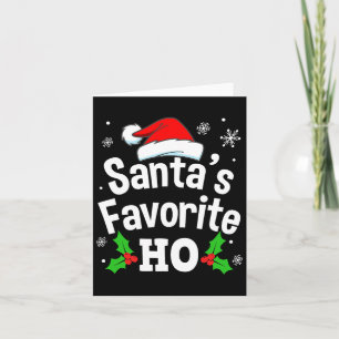 Fun Naughty Dirty Adult Pajama Weihnachts-T-Shirt Karte