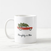 Fun Naughty oder Nice Holiday Kaffeetasse (Links)